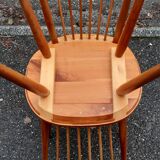 Brutalist chairs, mountain decor, Albert Haberer