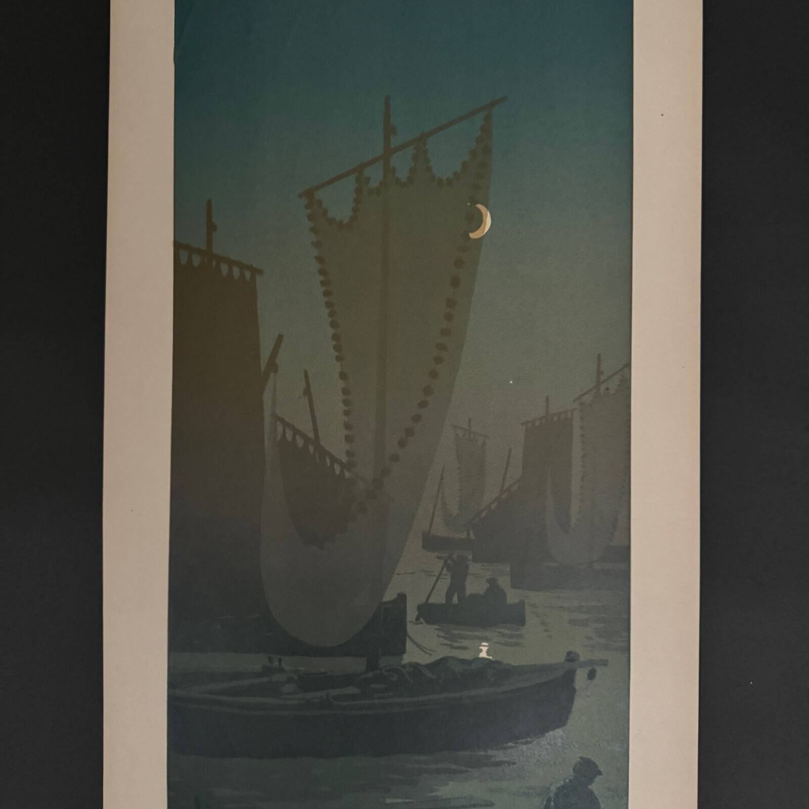 Lithograph by Henri Rivière The First Quarter