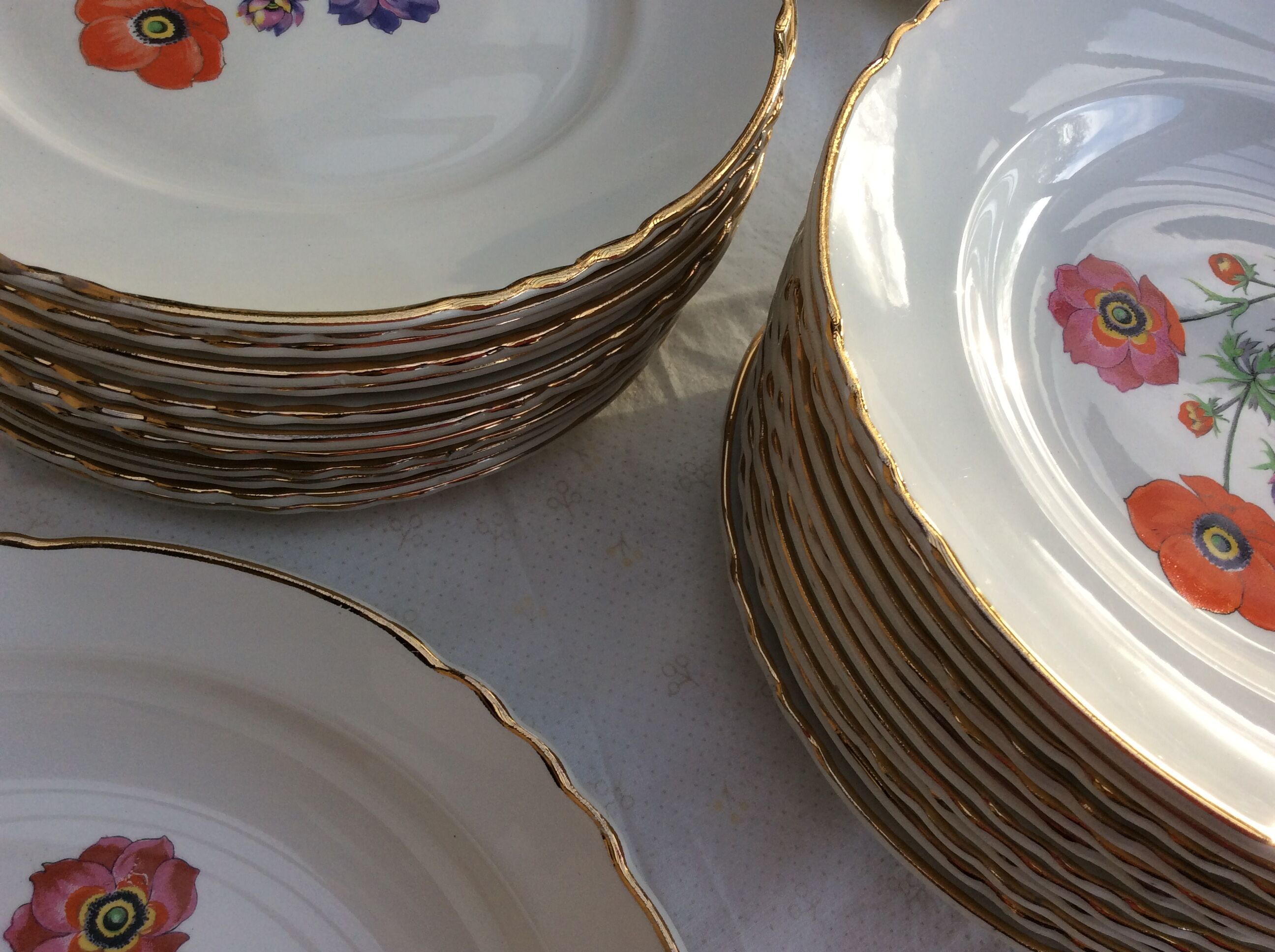 Table service 29 pieces Orchies Moulin des Loups - vintage