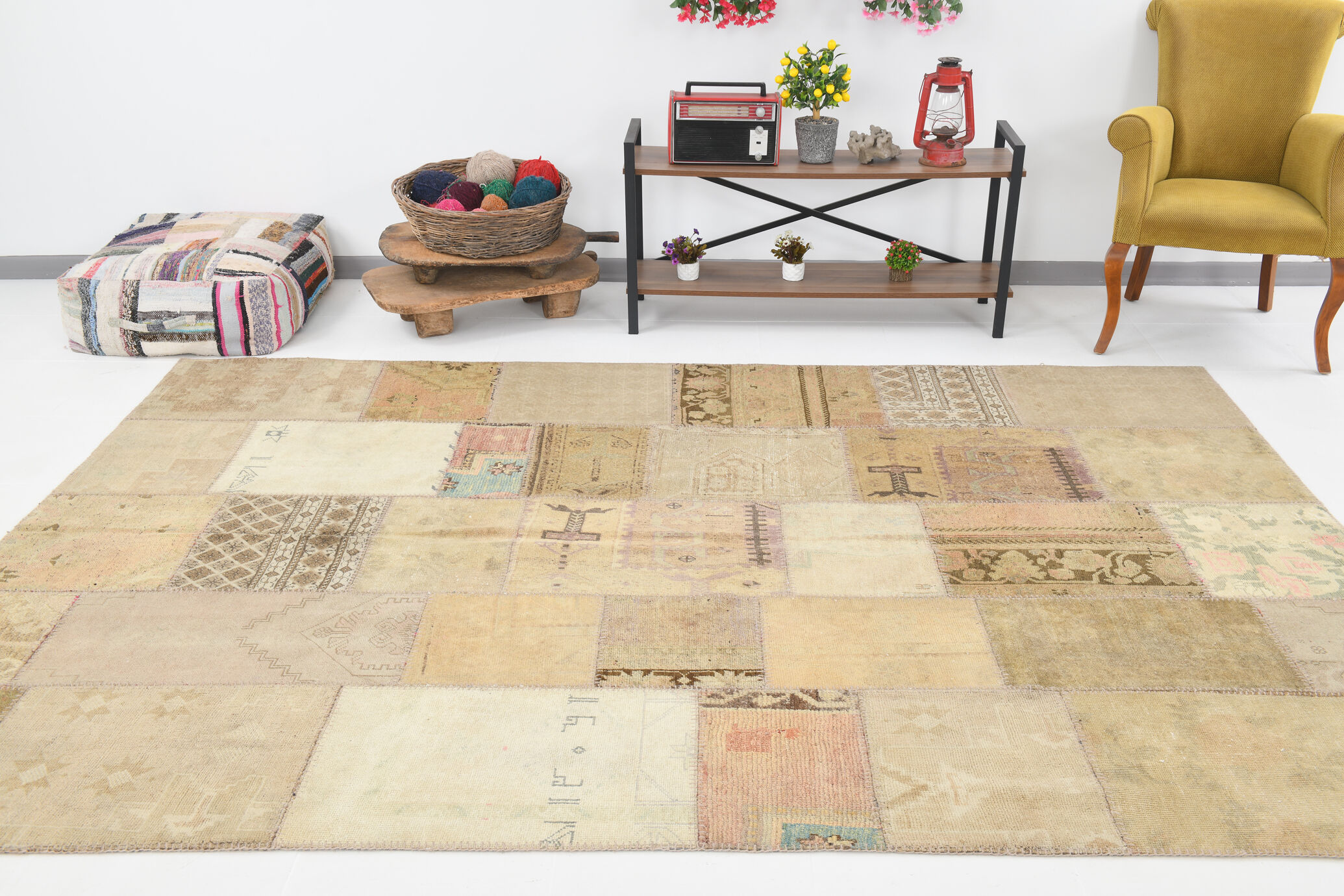 Brown rug 213x301cm