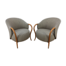 Paire de fauteuils Cinna design 80's