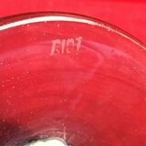 Vase cornet signé