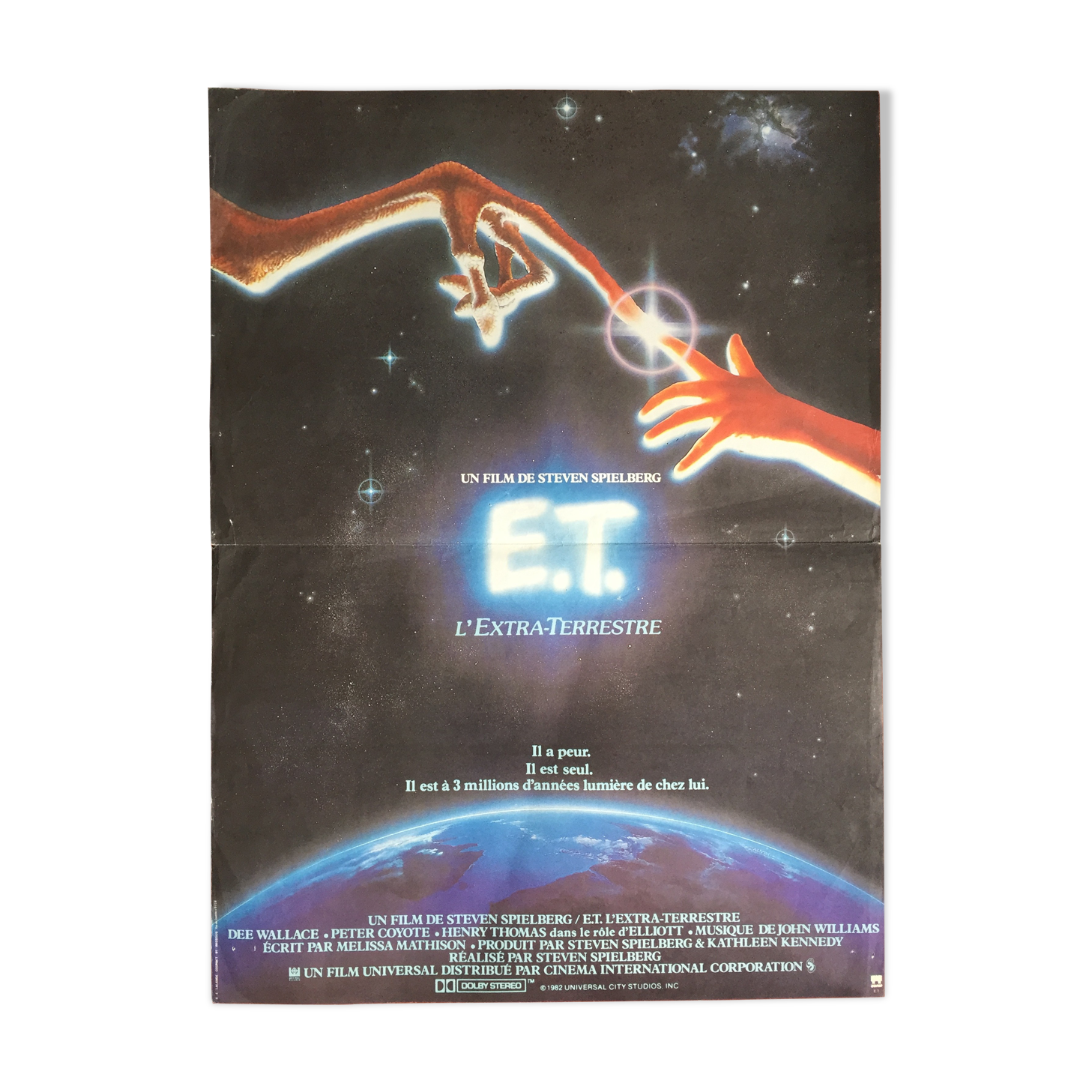 E.T. alien poster Steven Spielberg 40x60cm 1982