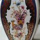 Hexagonal Chinese Vase. Imari style. Peacock/peacock and floral patterns. High 36 cm