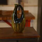 Ceramic vase / pitcher signed St Clément 1950's