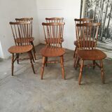 Set de 6 chaises bistrot Tacoma par Baumann