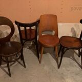 Lot de chaises bistrot dépareillées