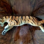 Tigre en céramique de Cortendorf, Julius Griesbach S., Allemagne 1960