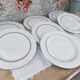 Set of 7 Limoges porcelain dinner plates from Maison Charles Ahrenfeldt