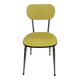 Chaise Formica jaune vintage