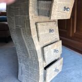 Cardboard chest of drawers