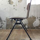 Set de 6 chaises "Marteau" acajou thermomoulé