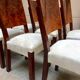 Suite de six chaises Art Deco par Michel Dufet