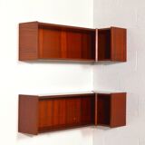 Scandinavian corner shelf 1950 vintage