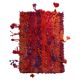 Tapis Rya suédois vintage, champ de couleur abstrait “Coucher de soleil”, vers 1960 — 150 × 220 cm — 1C1282
