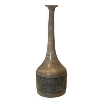Jacques Pouchain single-flower ceramic vase