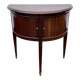 Vintage mahogany half-moon console