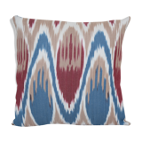 Uzbek ikat fabric designer ikat pillow