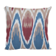 Coussin ouzbek ikat tissu