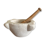 Marble mortar with his pestle