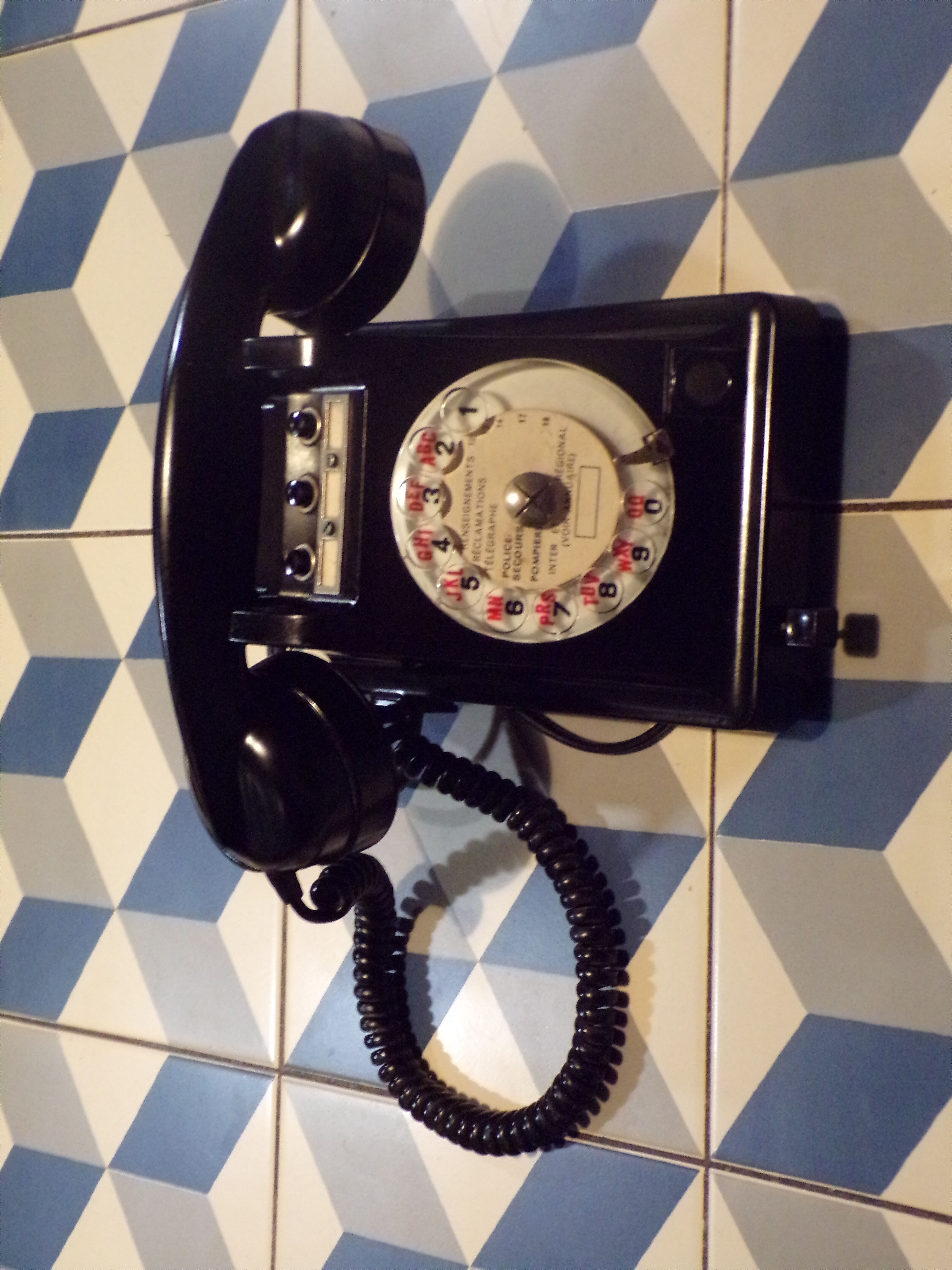 Vintage phone with Bakelite dial