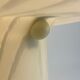 White glass Peill and Putzler mushroom table lamp XL