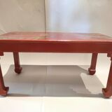 Small red lacquer table