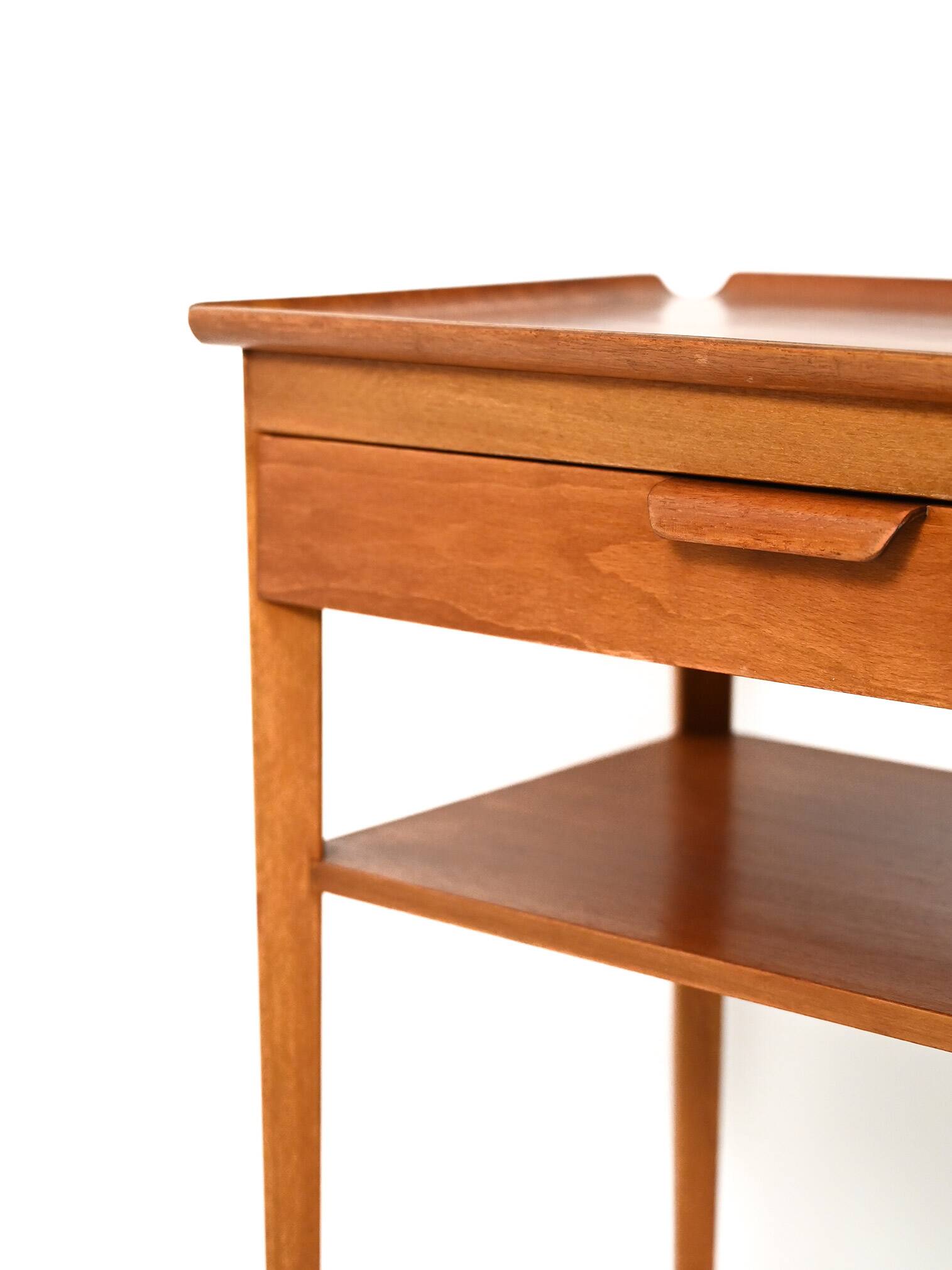 Scandinavian teak bedside table by Bertil Fridhagen