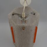 Perspex vintage pendant lamp