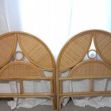 Rattan headboard