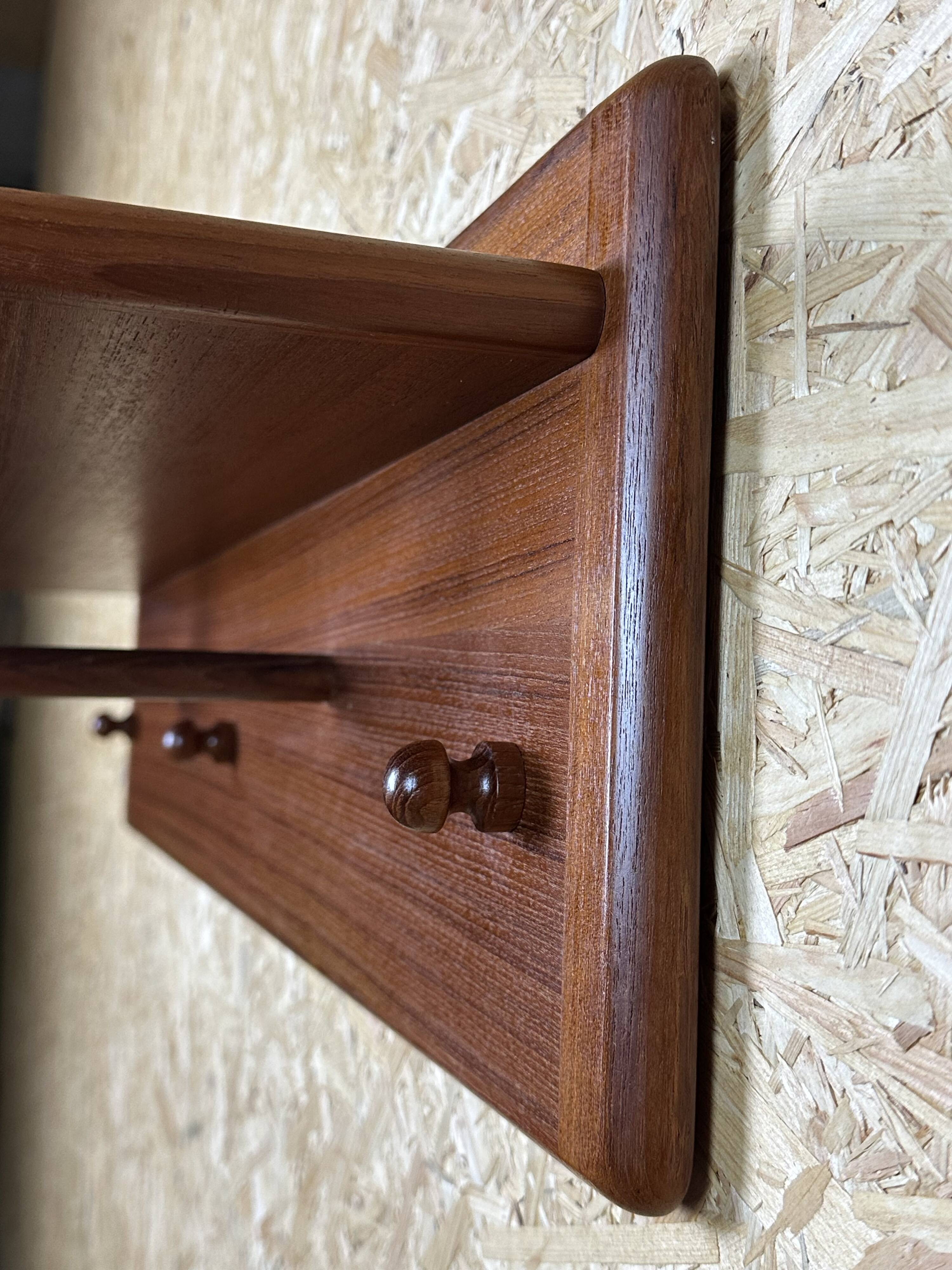 60s 70s wardrobe wall wardrobe teak by Vildbjerg Møbelfabrik Denmark