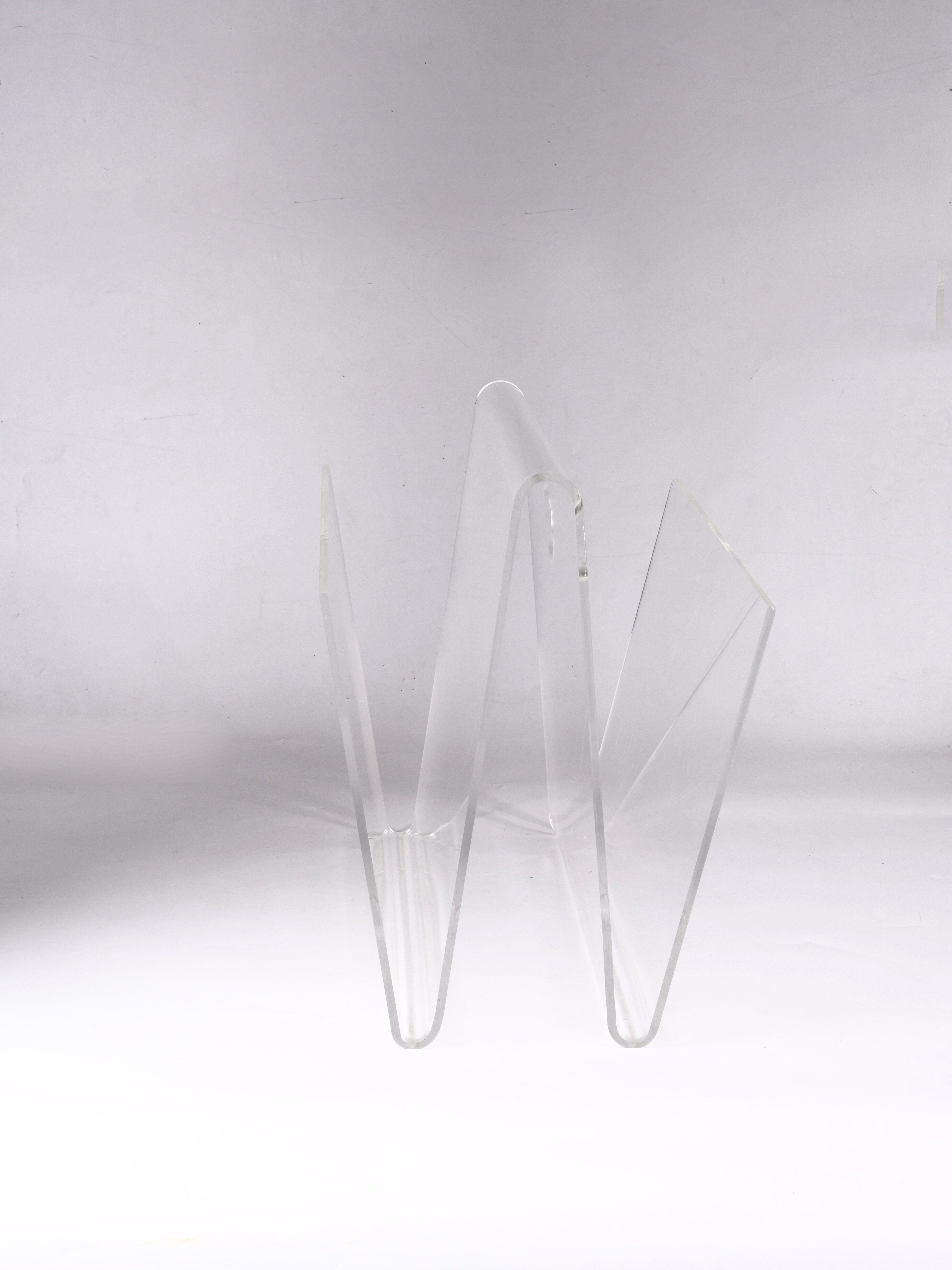 transparent plexiglass review door 1970