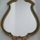 Gold leaf gilded wooden mirror