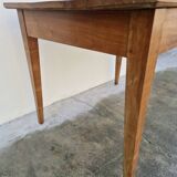 Antique rustic farmhouse table from the 1900s with one drawer - 1m