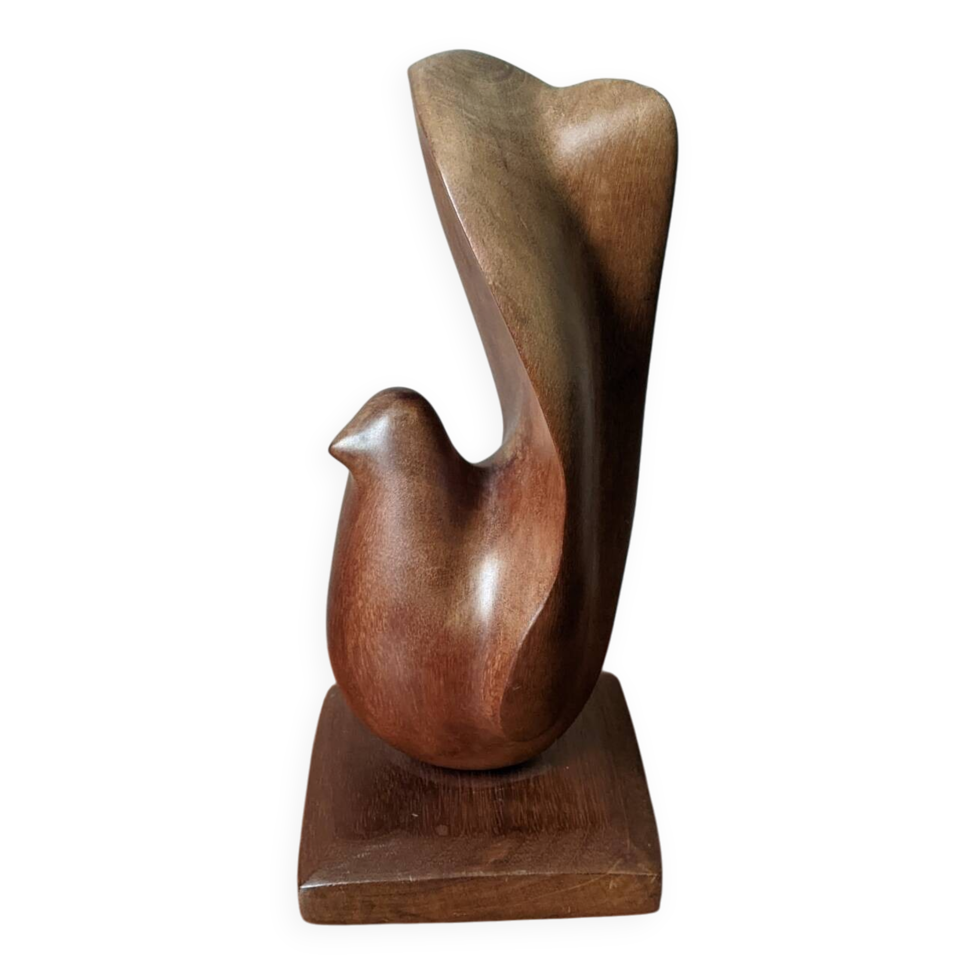 Stylised bird sculpture Scandinavian decoration