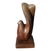Sculpture d'oiseau stylisée décoration scandinave