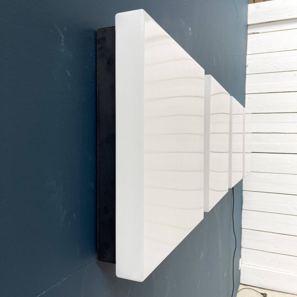 Square Wall Lamps from Trilux, 1950s, Set of 4