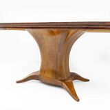 Mid-century Modern Italian Elm Root Oval Dining Table, 1950s