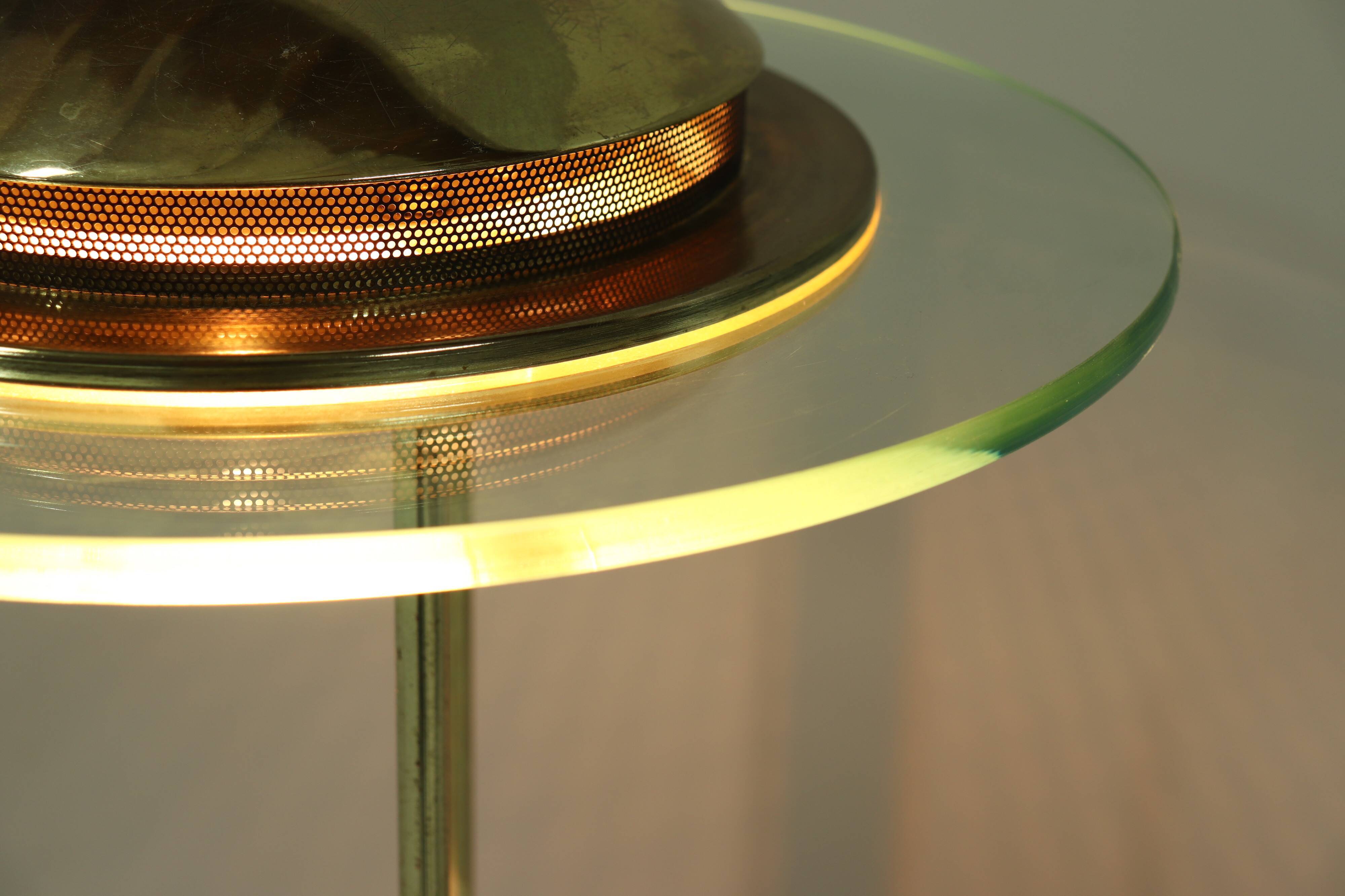 Mid-Century Modern Saturnus Lamp by Robert Sonneman for George Kovacs 1980s