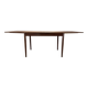 Extendable high table in rosewood "Scandinavian Design" 1950.