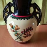 Earthenware vase by Henriot Quimper
