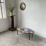 1950s Madagascar aragonite coffee table