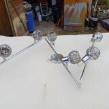Vintage Chrome Pendant Light