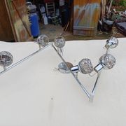 Vintage Chrome Pendant Light
