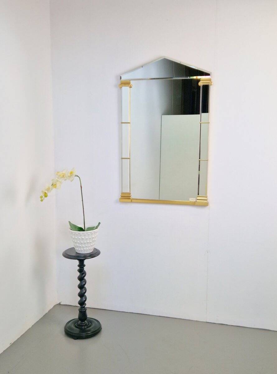 Hollywood Regency Gilded Mirror from Deknudt, Belgium, 1970