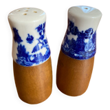 Salière et poivrier porcelaine