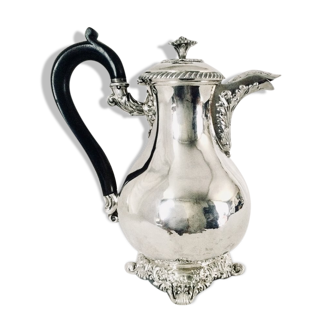 Solid silver teapot