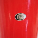 Italian ceramic vase by Pozzi, 1970