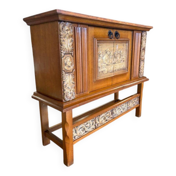 Buffet breughel vintage en bois / commode