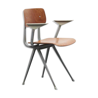 Friso Kramer Result oak armrests Chair / anthracite grey